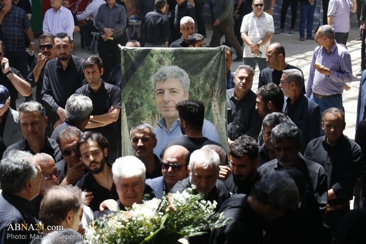 Photos: Funeral ceremony of martyr Khalil Alipour held in Tabriz