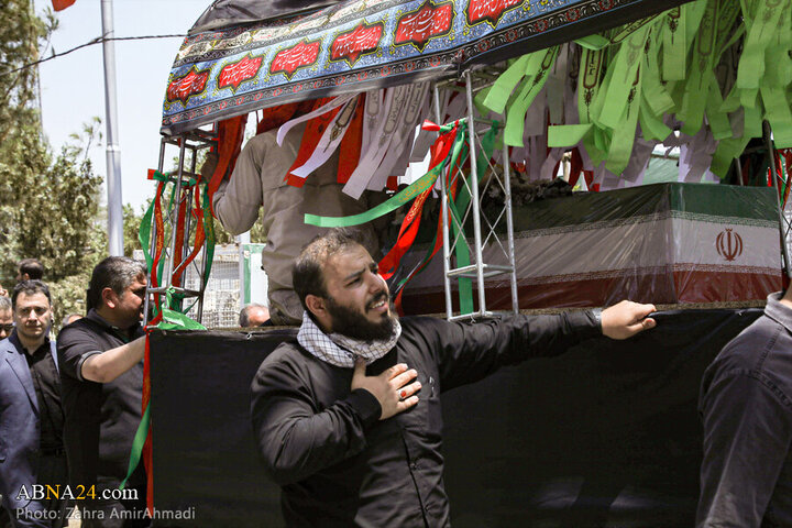 Photos: Funeral of 2 women martyred in Zionist regime attacks held in Tehran