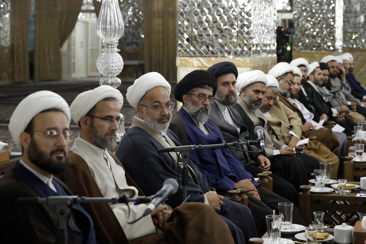 Photos: Group of clerics meet with custodian of Astan Quds Razavi