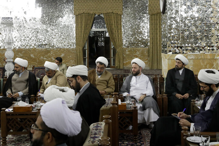Photos: Group of clerics meet with custodian of Astan Quds Razavi