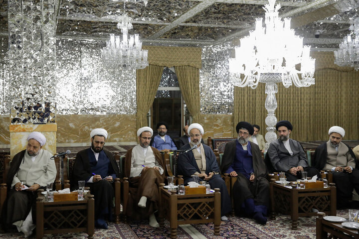 Photos: Group of clerics meet with custodian of Astan Quds Razavi