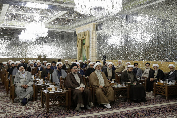 Photos: Group of clerics meet with custodian of Astan Quds Razavi