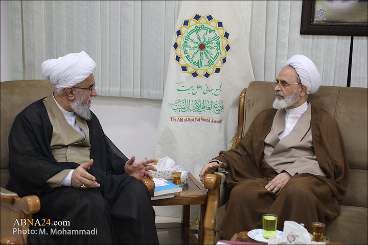 Photos: Ayatollah Arafi meets with Secretary General of AhlulBayt World Assembly