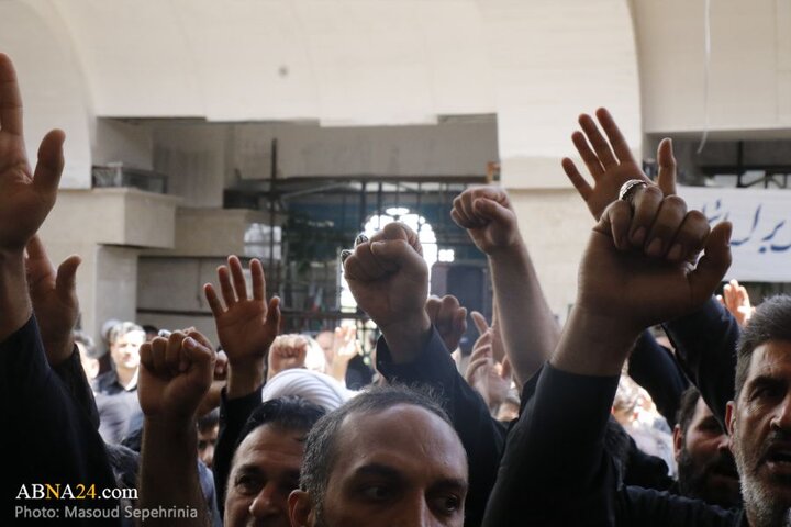 تشییع پیکر شهید حامد خیراللهی شهید مبارزه با اسرائیل در شهر تبریز