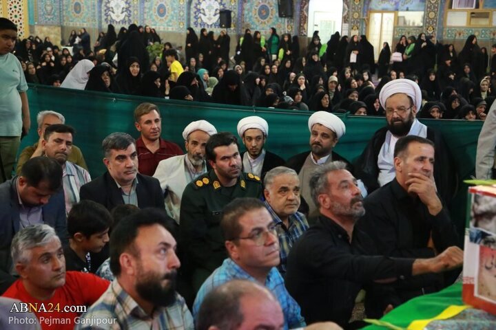 Photos: Funeral ceremony for Martyr General Rabbani held in Isfahan