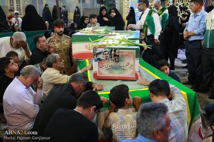 Photos: Funeral ceremony for Martyr General Rabbani held in Isfahan