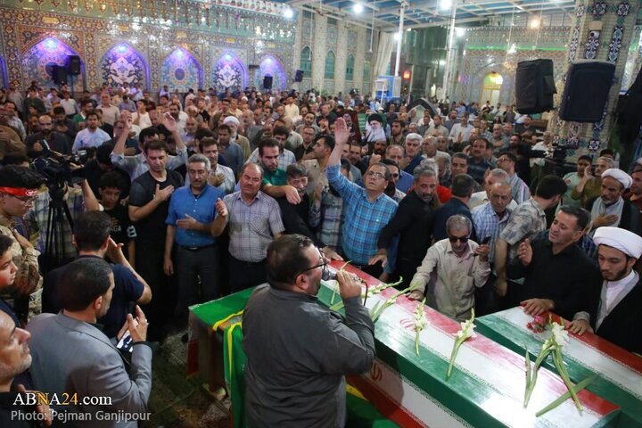 Photos: Funeral ceremony for Martyr General Rabbani held in Isfahan