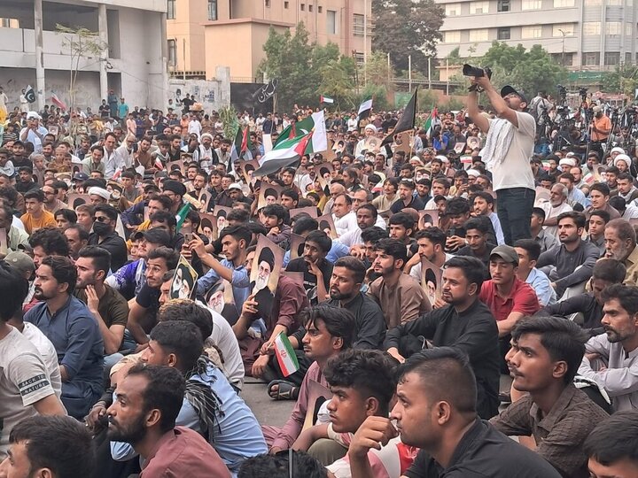 rally in Pakistan