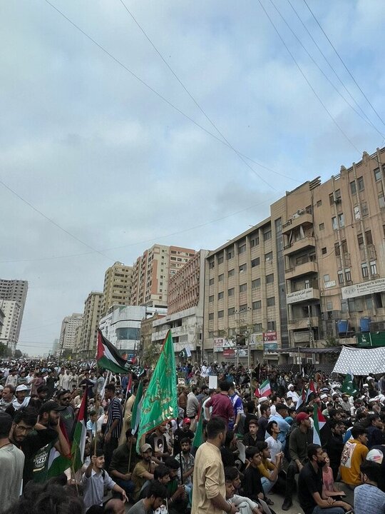 rally in Pakistan