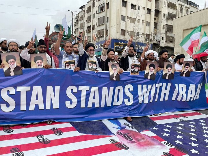 rally in Pakistan