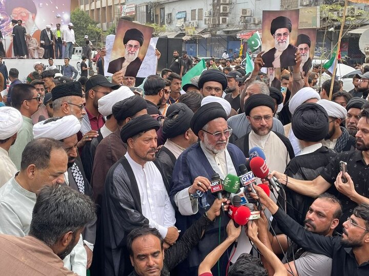 rally in Pakistan
