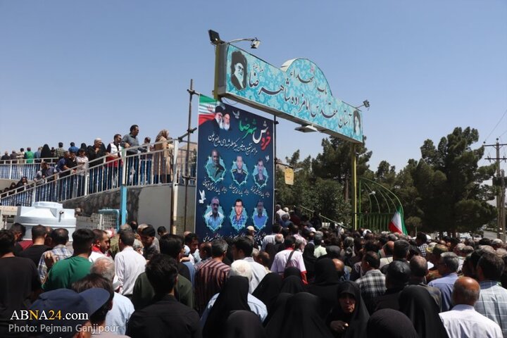 گزارش تصویری | تشییع پیکر ۶ شهید مدافع وطن در شهرضا اصفهان