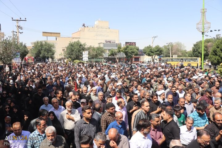 گزارش تصویری | تشییع پیکر ۶ شهید مدافع وطن در شهرضا اصفهان