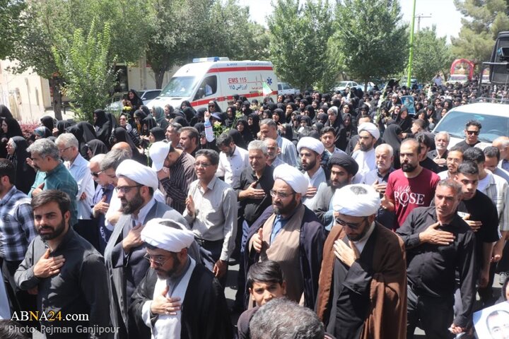 گزارش تصویری | تشییع پیکر ۶ شهید مدافع وطن در شهرضا اصفهان