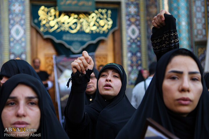 مراسم تشییع پیکر ۸ شهید تجاوز رژیم صهیونیستی در شهر قم