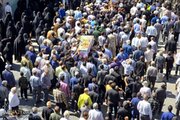 Photos: Funeral of 3 martyrs of brutal attack by Zionist regime in Najafabad, Isfahan