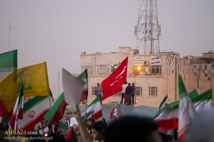 تجمع با شکوه مردم تهران در پشتیبانی از نیروهای مسلح