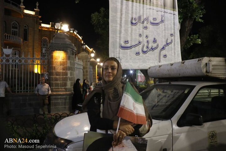Photos: Tabriz people gather in support of Iranian Armed Forces