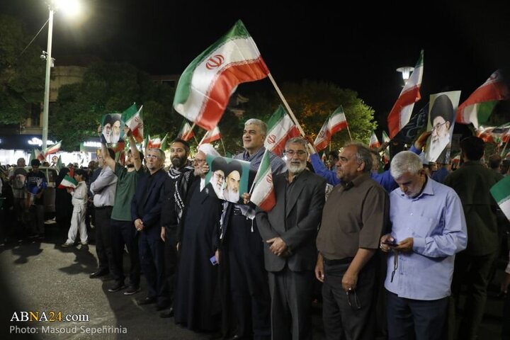 Photos: Tabriz people gather in support of Iranian Armed Forces