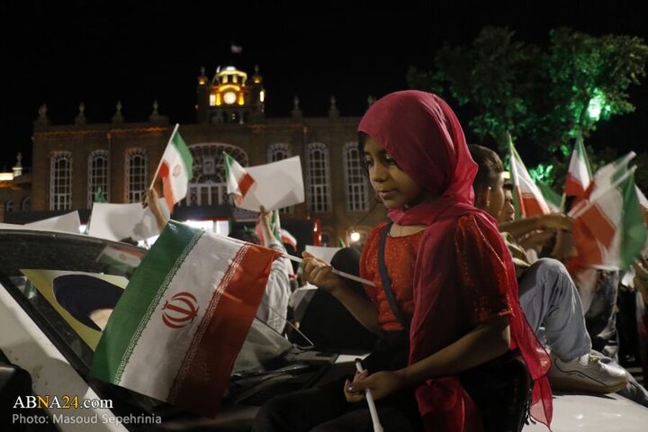 Photos: Tabriz people gather in support of Iranian Armed Forces