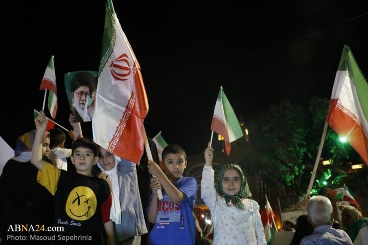 Photos: Tabriz people gather in support of Iranian Armed Forces