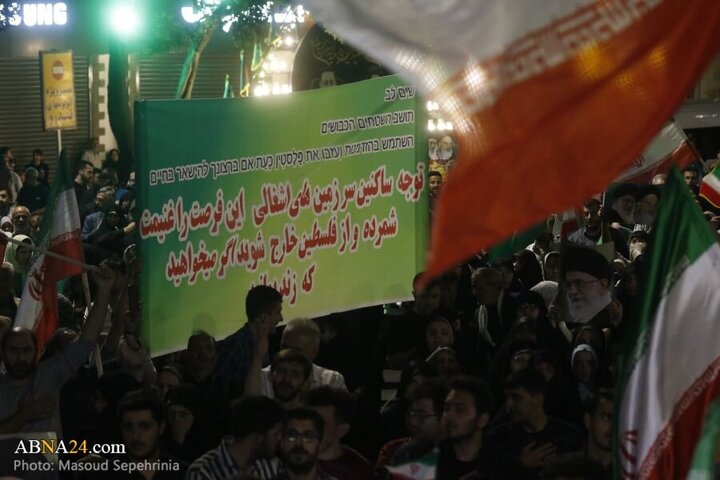 Photos: Tabriz people gather in support of Iranian Armed Forces