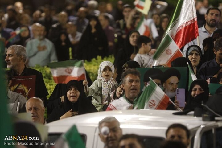 Photos: Tabriz people gather in support of Iranian Armed Forces
