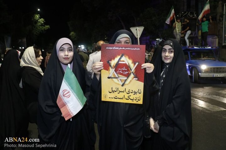 Photos: Tabriz people gather in support of Iranian Armed Forces