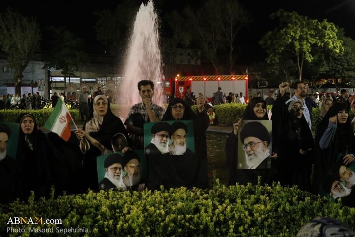 Photos: Tabriz people gather in support of Iranian Armed Forces