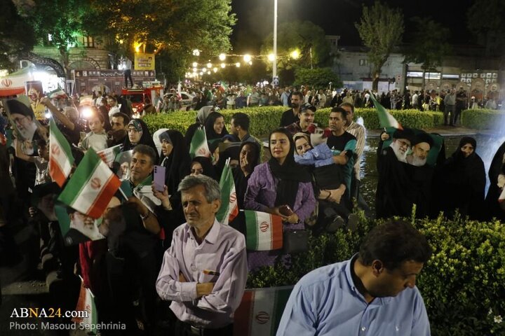 Photos: Tabriz people gather in support of Iranian Armed Forces