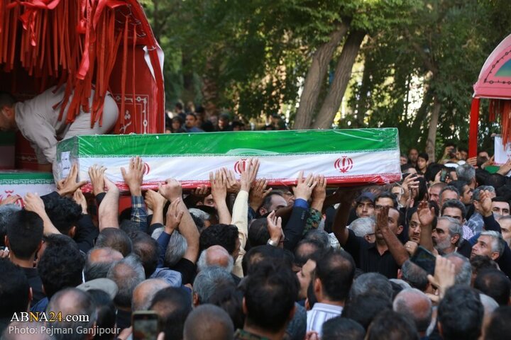 Photos: Funeral of 13 Iranian martyrs over Zionist regime attacks held in Isfahan