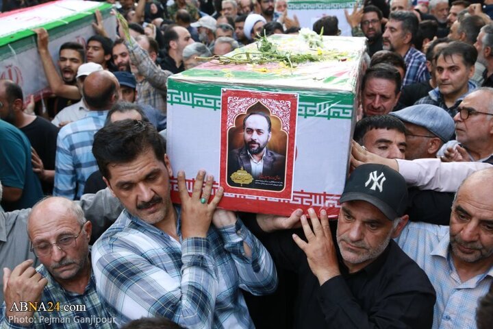 Photos: Funeral of 13 Iranian martyrs over Zionist regime attacks held in Isfahan