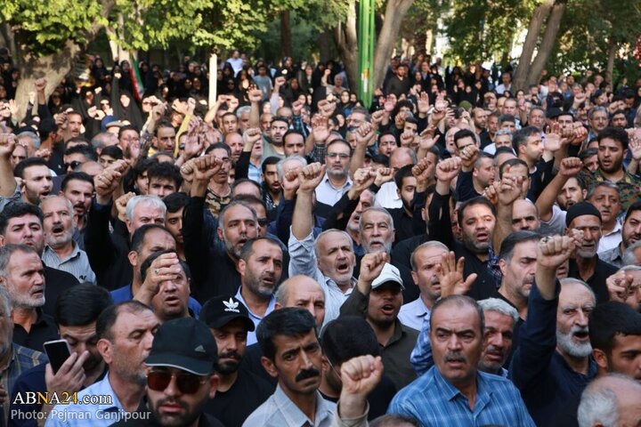 Photos: Funeral of 13 Iranian martyrs over Zionist regime attacks held in Isfahan