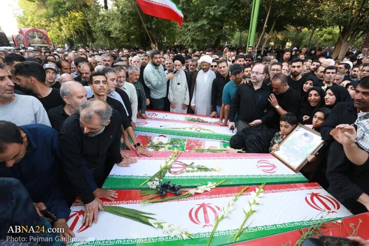 Photos: Funeral of 13 Iranian martyrs over Zionist regime attacks held in Isfahan
