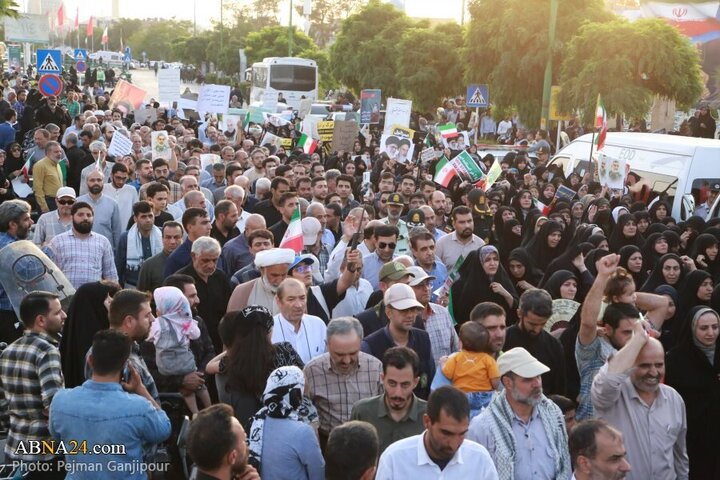 Photos: Funeral of 13 Iranian martyrs over Zionist regime attacks held in Isfahan