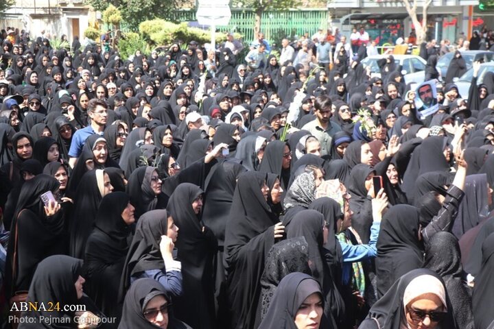 Photos: Funeral of 6 martyrs defending homeland held in Shahreza, Isfahan