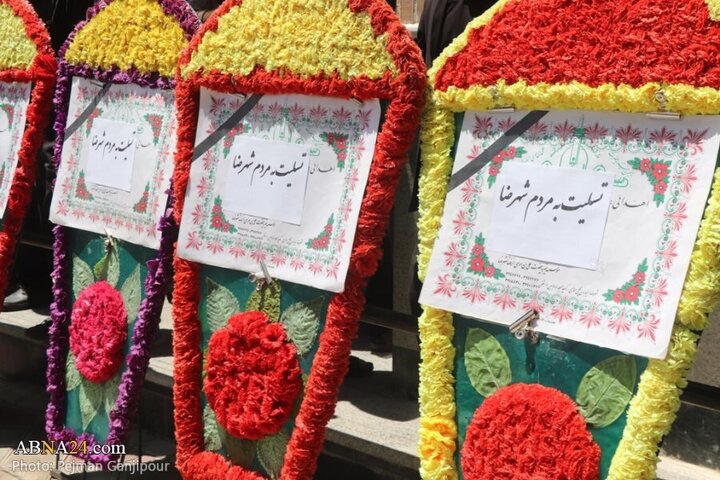 Photos: Funeral of 6 martyrs defending homeland held in Shahreza, Isfahan