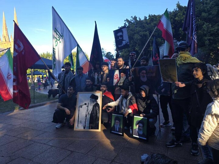 Photos: Afghan immigrants support Iran in Sydney, Australia