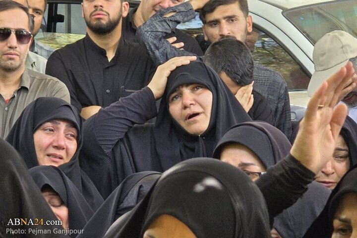 Photos: Funeral of 3 martyrs of brutal attack by Zionist regime in Najafabad, Isfahan