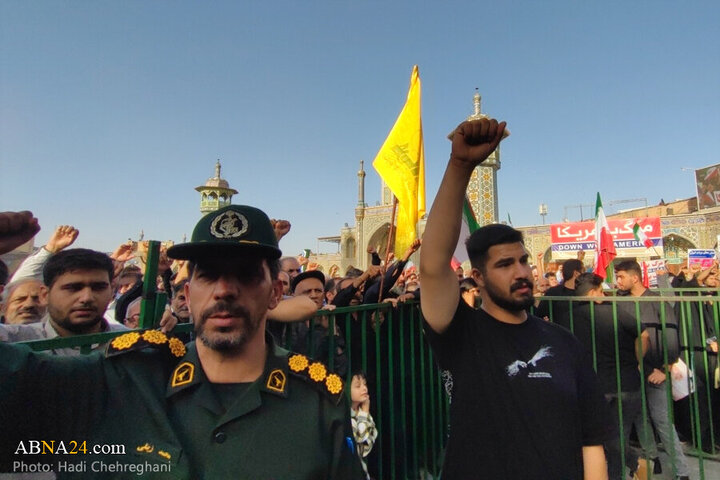 Photos: Funeral ceremony for 8 martyrs of Zionist aggression held in Qom - 2