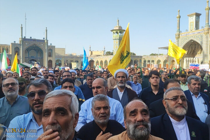 Photos: Funeral ceremony for 8 martyrs of Zionist aggression held in Qom - 2