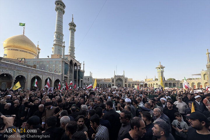 Photos: Funeral ceremony for 8 martyrs of Zionist aggression held in Qom - 2