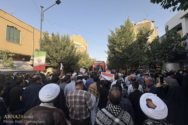Photos: Funeral ceremony for 8 martyrs of Zionist aggression held in Qom - 2