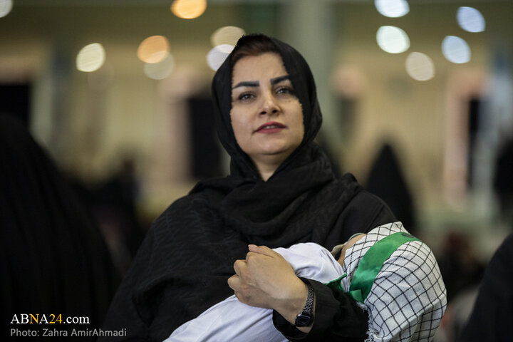 مراسم شیرخوارگان حسینی در مصلی امام خمینی(ره) شهر تهران