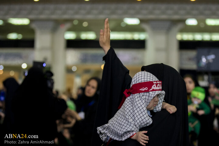 مراسم شیرخوارگان حسینی در مصلی امام خمینی(ره) شهر تهران