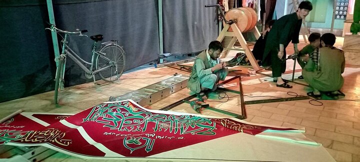 Photos: Preparing Imam Zaman Mosque in Kabul for Muharram