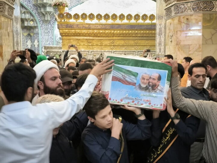 Photos: Funeral of martyred IRGC member held at Hazrat Masoumeh shrine