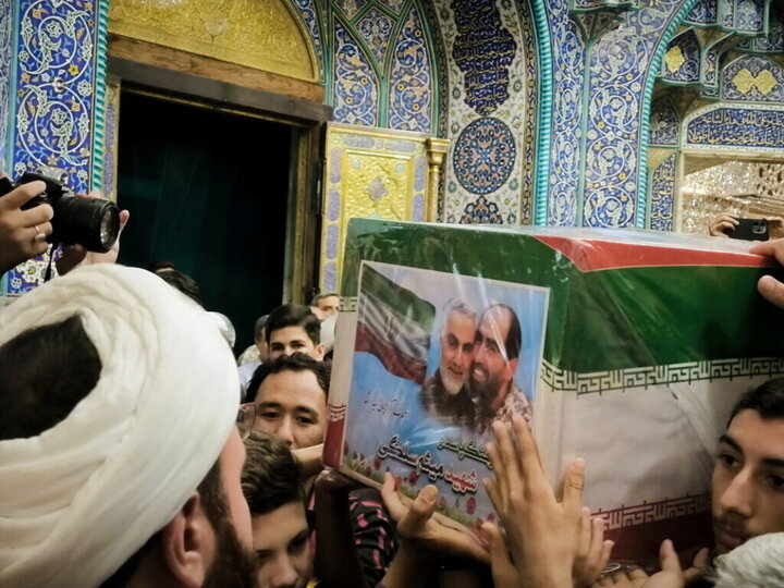 Photos: Funeral of martyred IRGC member held at Hazrat Masoumeh shrine