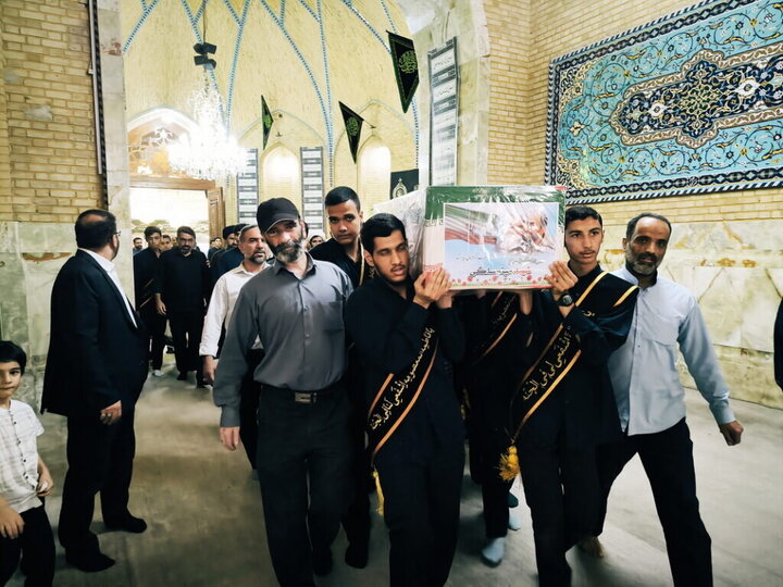 Photos: Funeral of martyred IRGC member held at Hazrat Masoumeh shrine