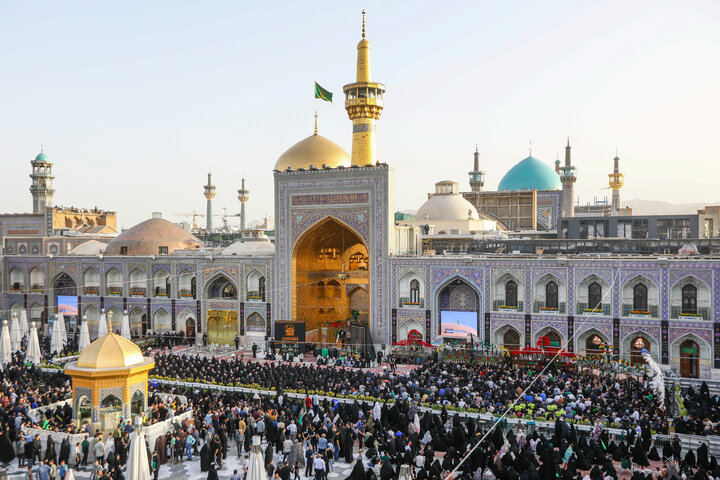 Photos: Ritual of mourning for month of Muharram held at Imam Reza holy shrine